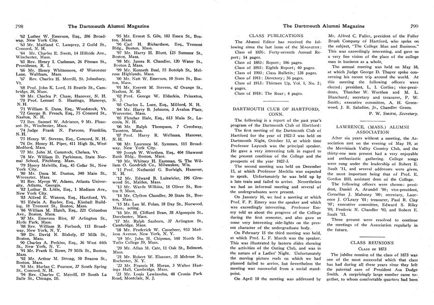 LAWRENCE, (MASS.) ALUMNI ASSOCIATION