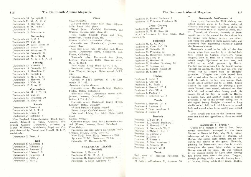 FRESHMAN TEAMS