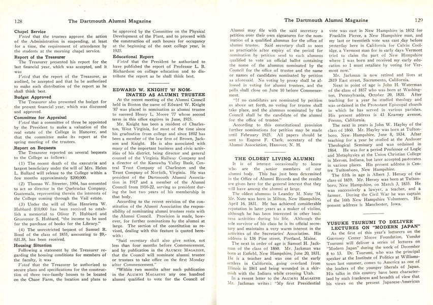 Report on Bequests