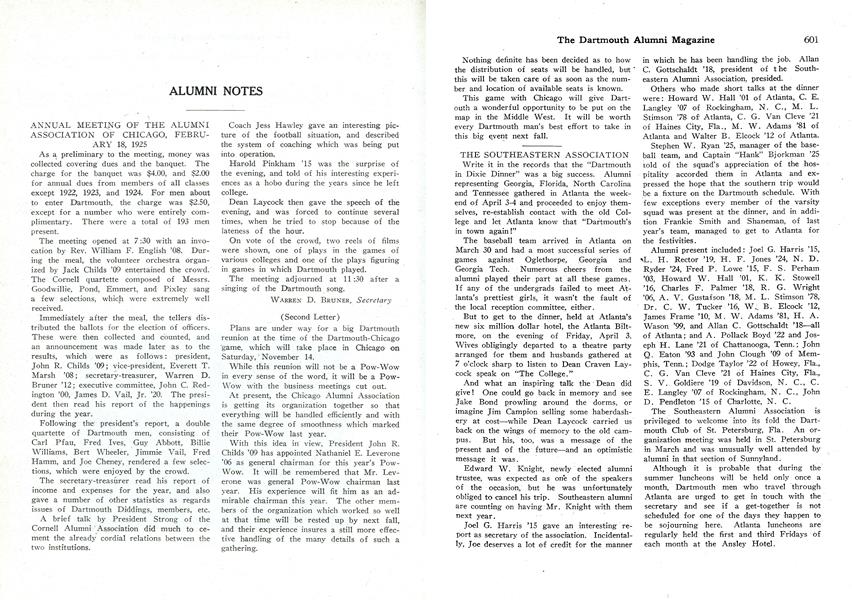 THE SOUTHEASTERN ASSOCIATION