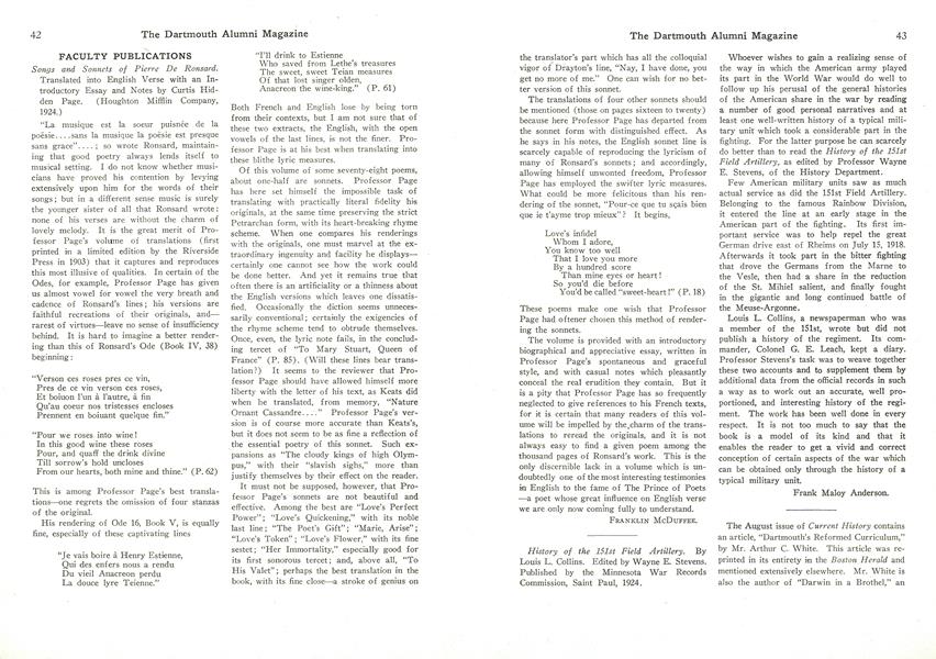 FACULTY PUBLICATIONS