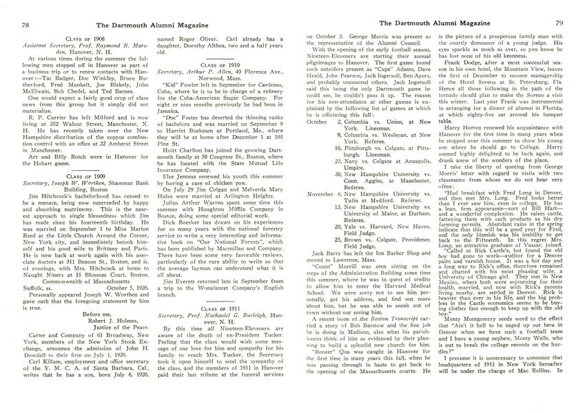 CLASS OF 1910