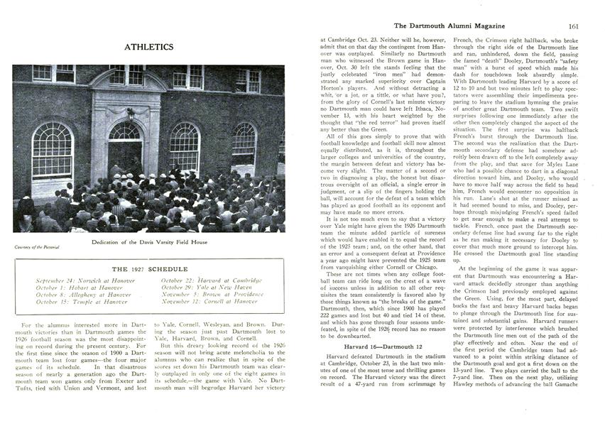 Harvard 16—Dartmouth 12