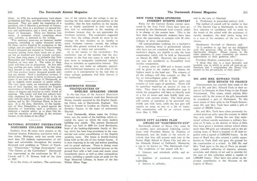 DARTMOUTH HOUSE HEADQUARTERS OF ENGLISH SPEAKING UNION