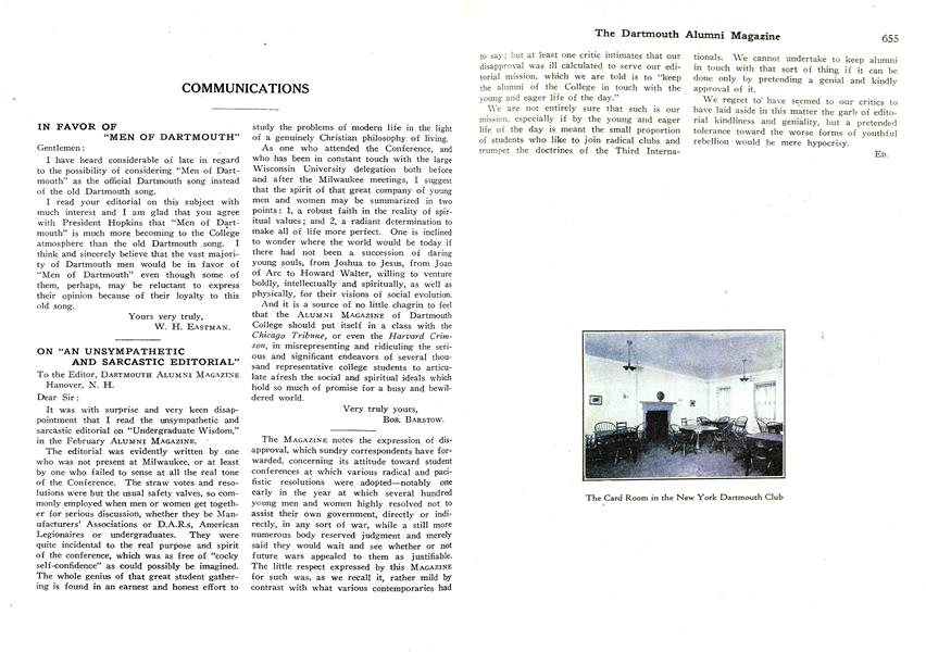 COMMUNICATIONS