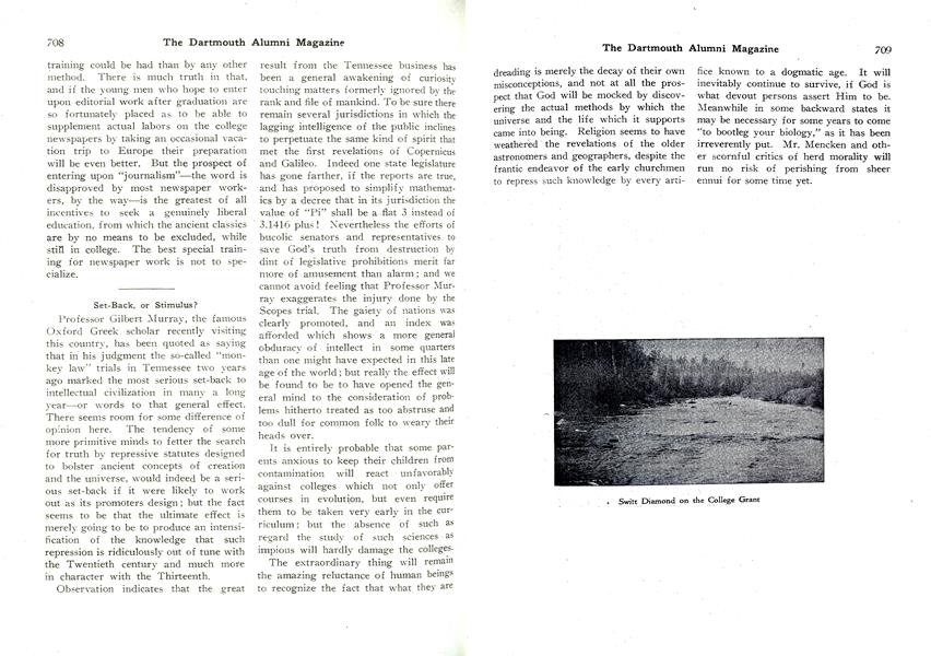 Set-Back, or Stimulus?