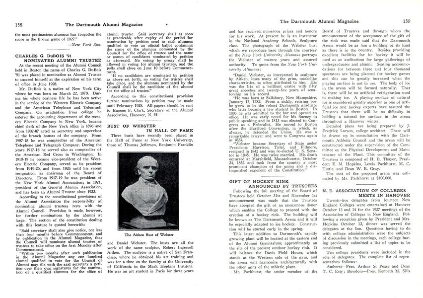 CHARLES G. DuBOIS '91 NOMINATED ALUMNI TRUSTEE