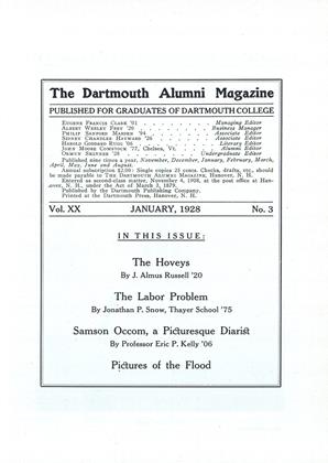 JANUARY, 1928 | Dartmouth Alumni Magazine