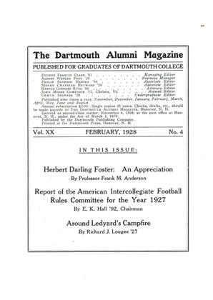 FEBRUARY, 1928 | Dartmouth Alumni Magazine