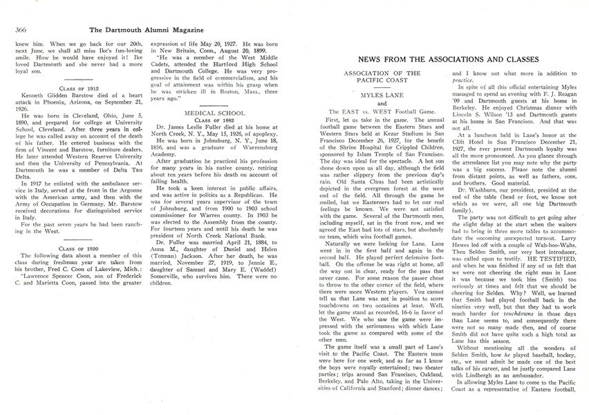 ASSOCIATION OF THE PACIFIC COAST