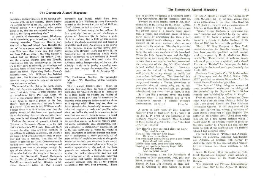 The Crookshaven Murder