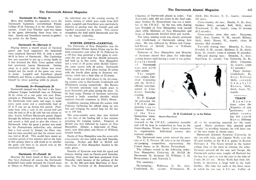 WINTER SPORTS—CARNIVAL