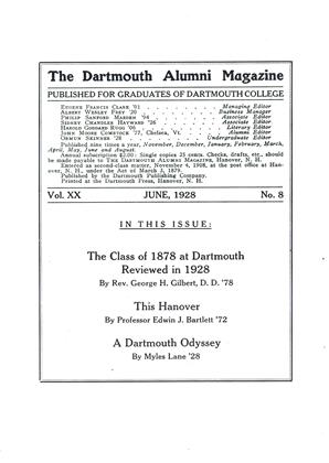 JUNE, 1928 | Dartmouth Alumni Magazine