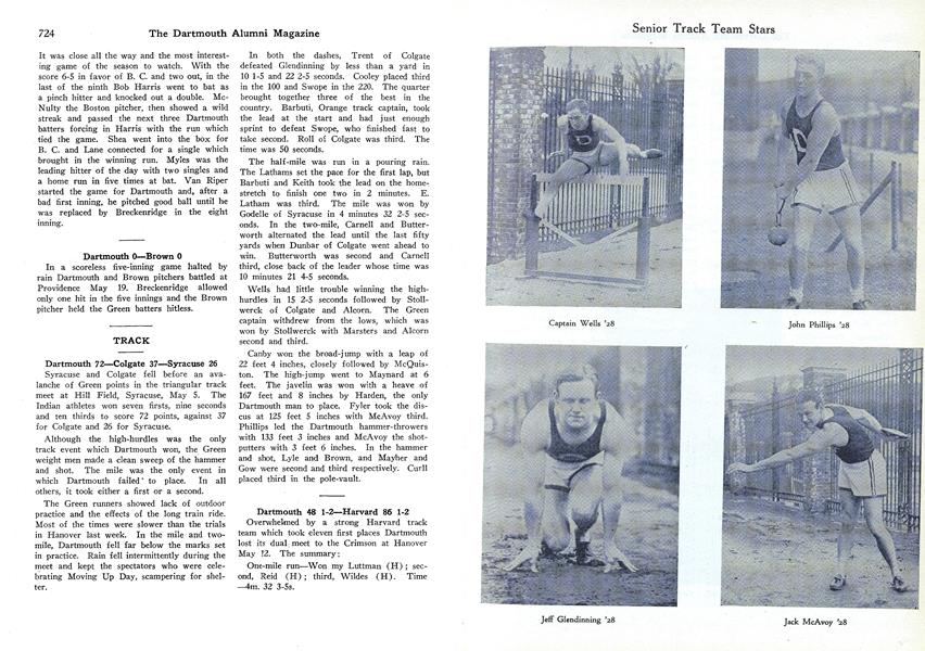 Senior Track Team Stars