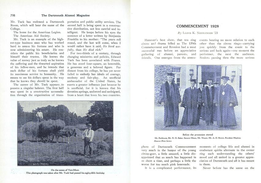 COMMENCEMENT 1928