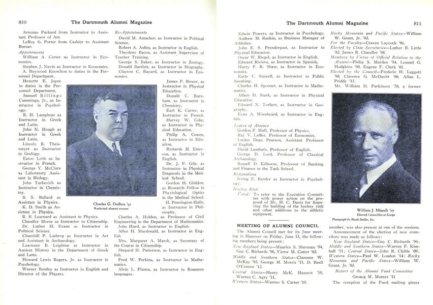 MEETING OF ALUMNI COUNCIL