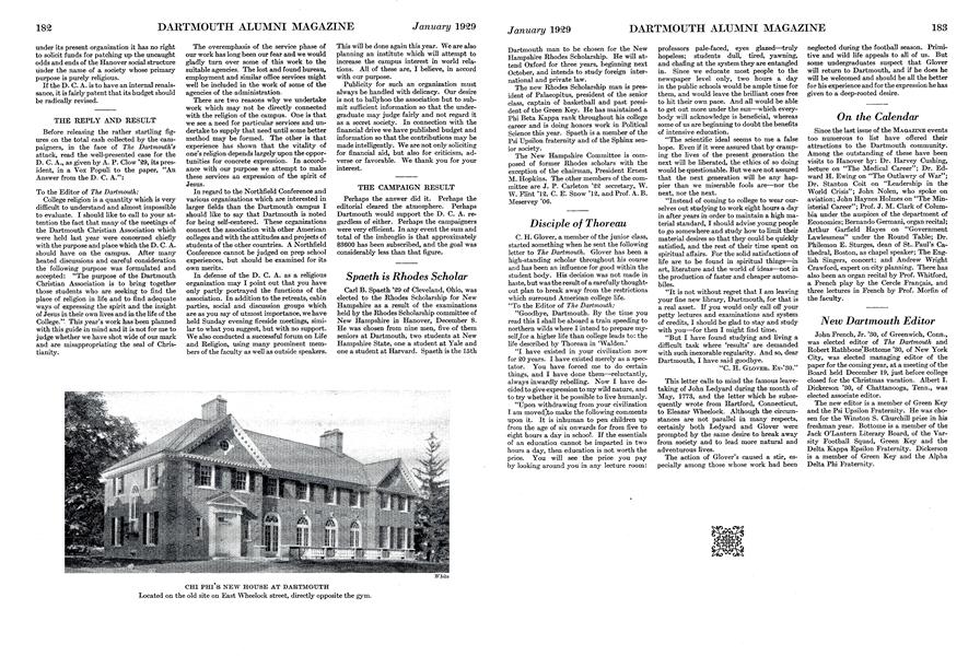 Spaeth is Rhodes Scholar