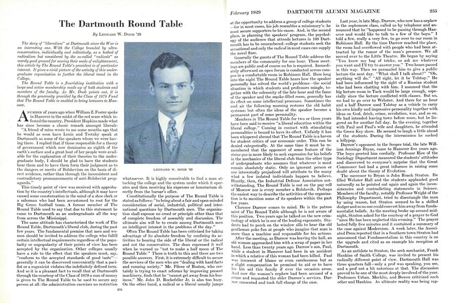 The Dartmouth Round Table