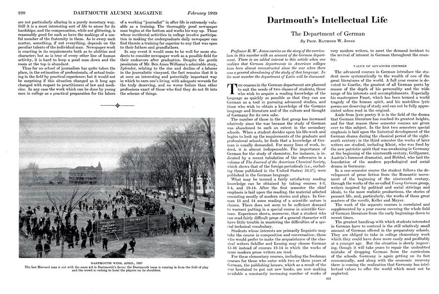 Dartmouth's Intellectual Life