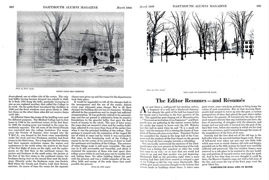 The Editor Resumes and Resumes