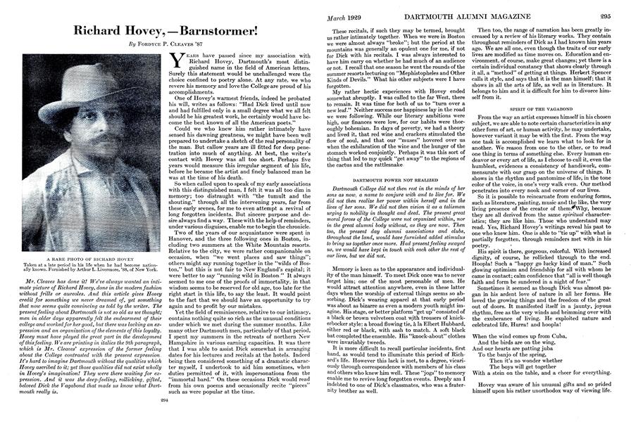 Richard Hovey,-Barnstormer!