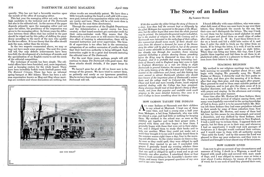 The Story of an Indian