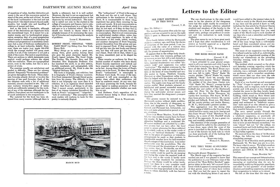 Letters to the Editor