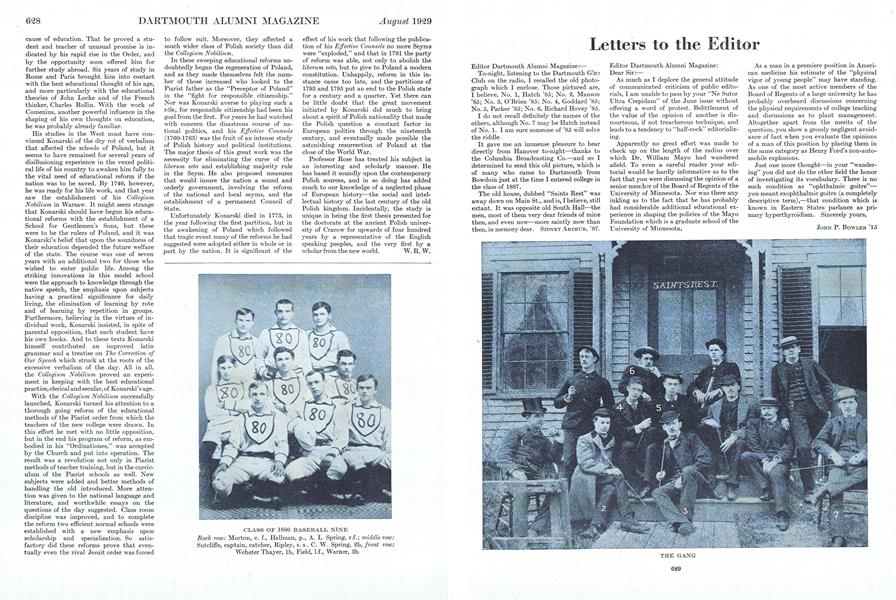 Letters to the Editor