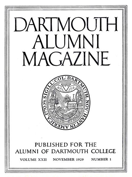 Issue: - November 1929 | Dartmouth Alumni Magazine
