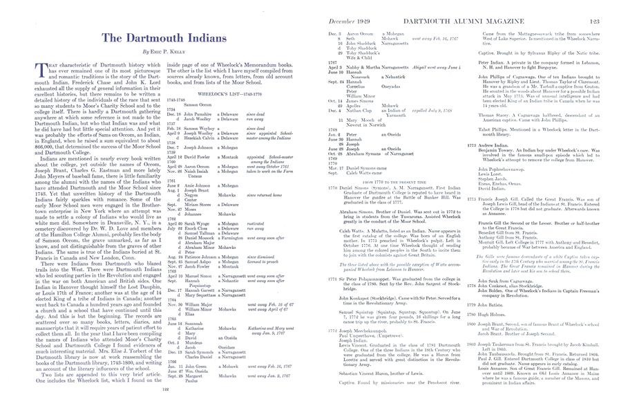 The Dartmouth Indians