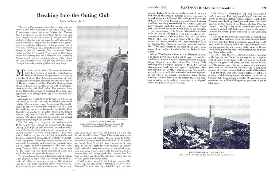 Breaking Into the Outing Club
