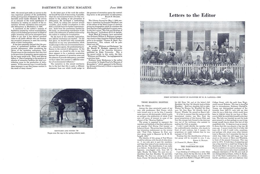 Letters to the Editor