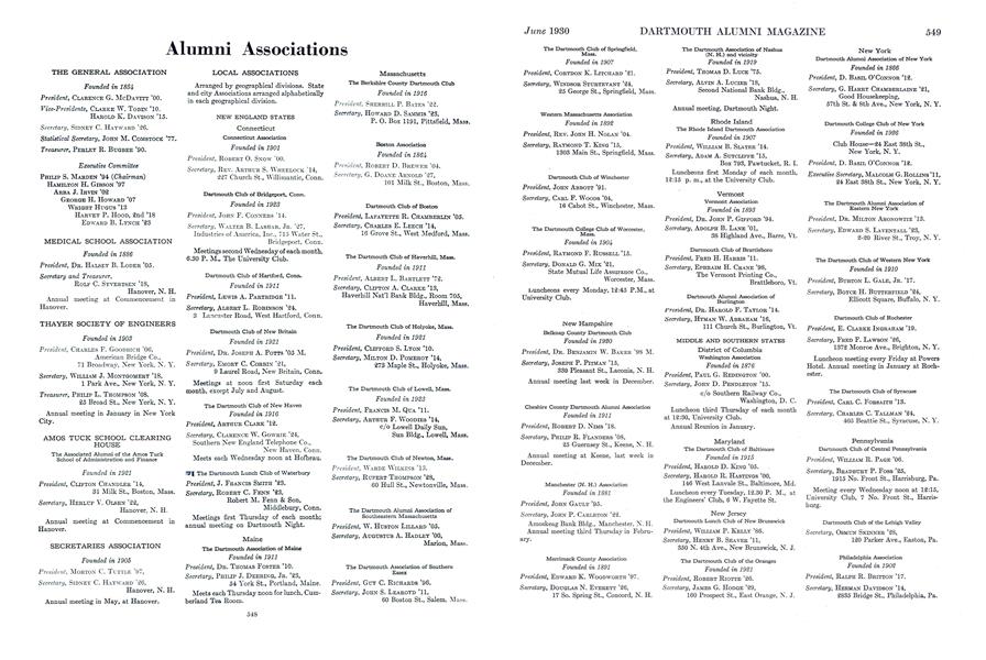 Alumni Associations
