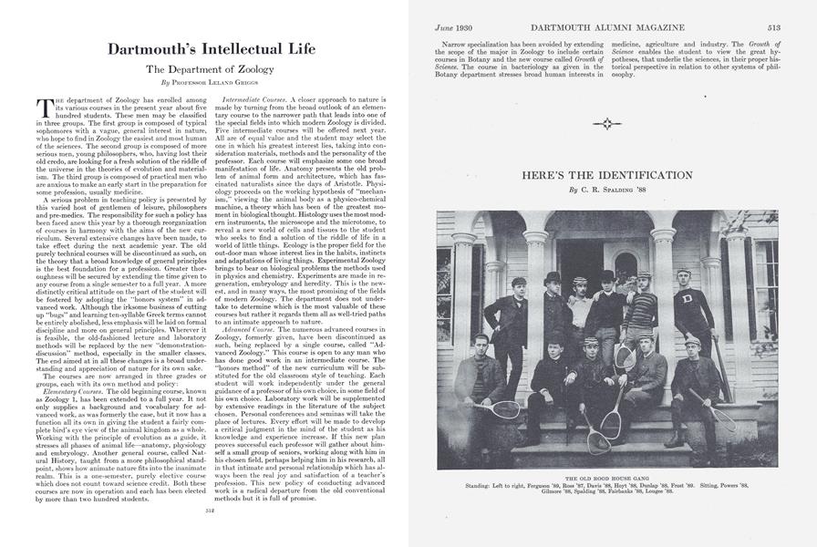 Dartmouth's Intellectual Life
