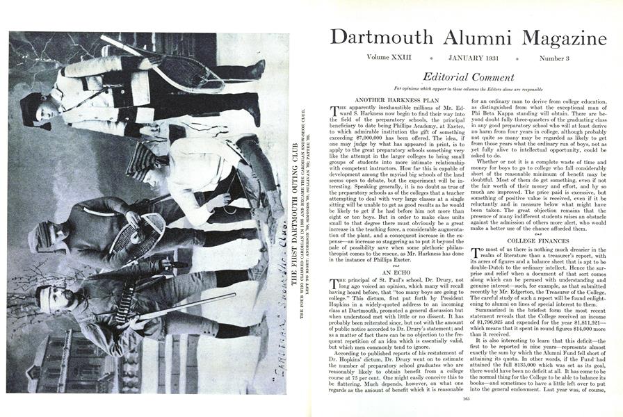 1931, Dartmouth Alumni Magazine