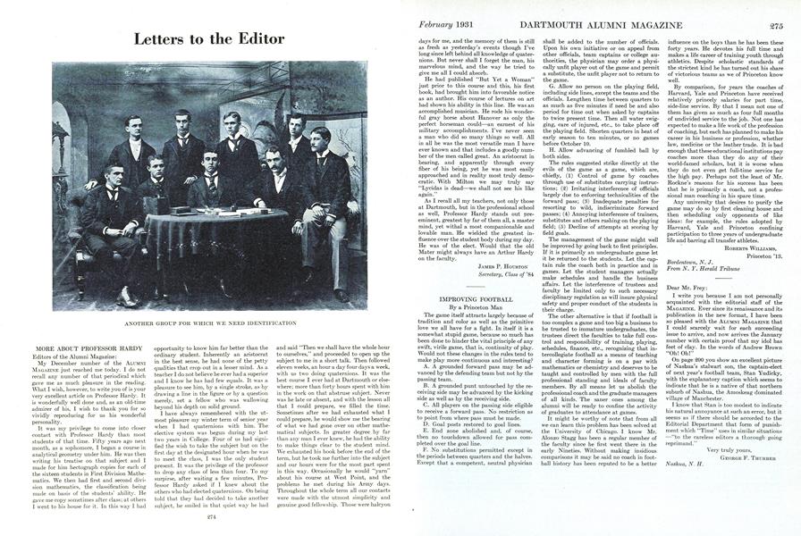 Letters to the Editor