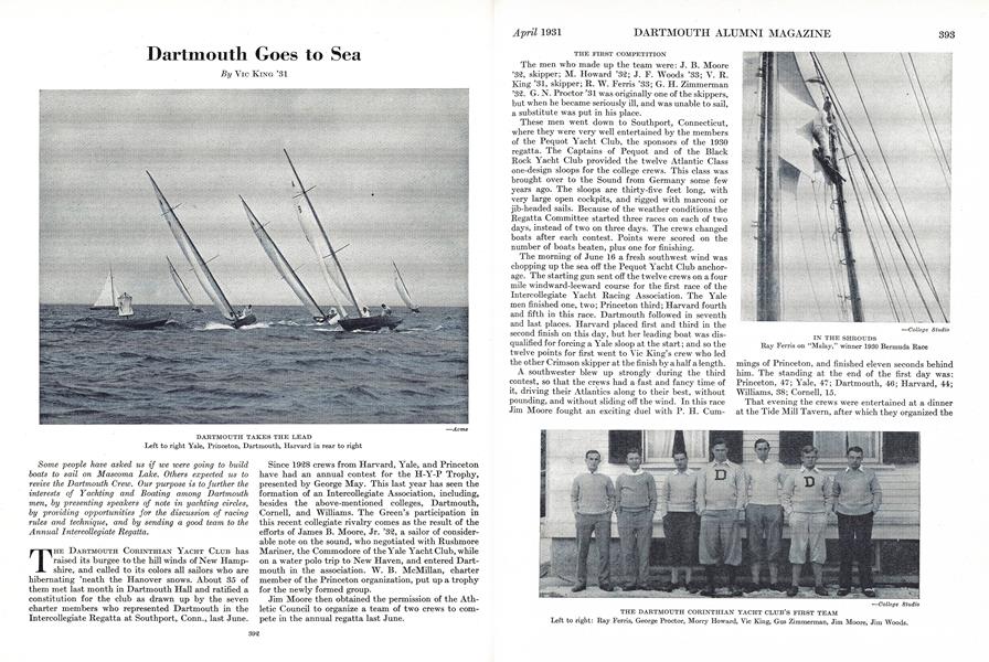 Dartmouth Goes to Sea