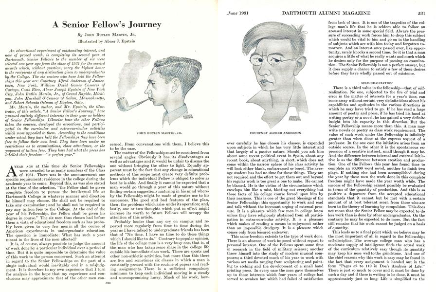 A Senior Fellow's Journey