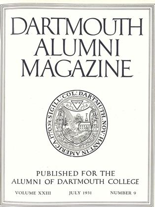 JULY 1931 | Dartmouth Alumni Magazine