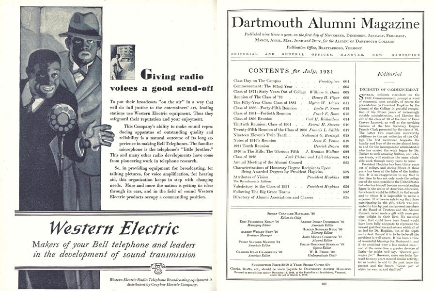 INCIDENTS OF COMMENCEMENT