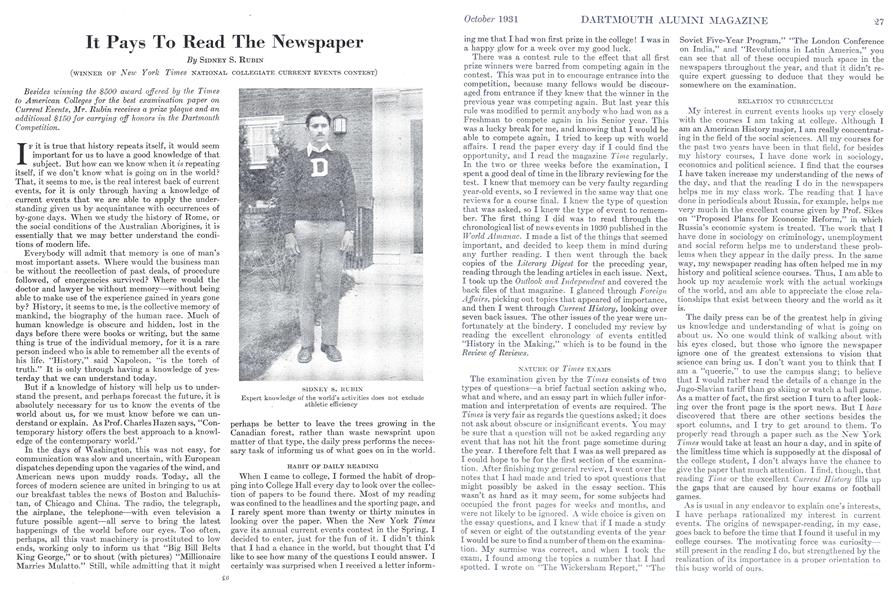 It Pays To Read The Newspaper