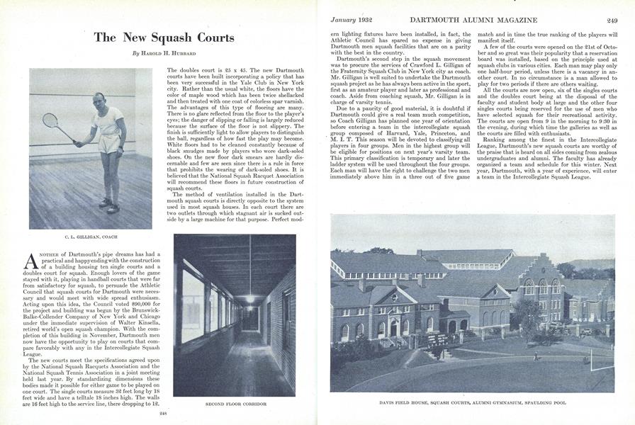 The New Squash Courts