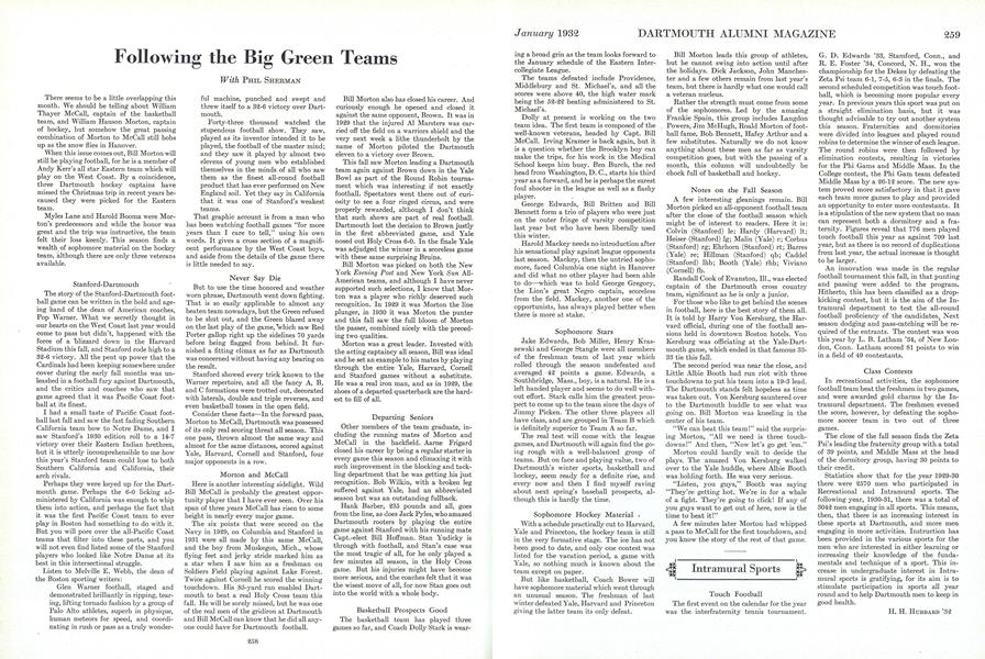 Notes on the Fall Season