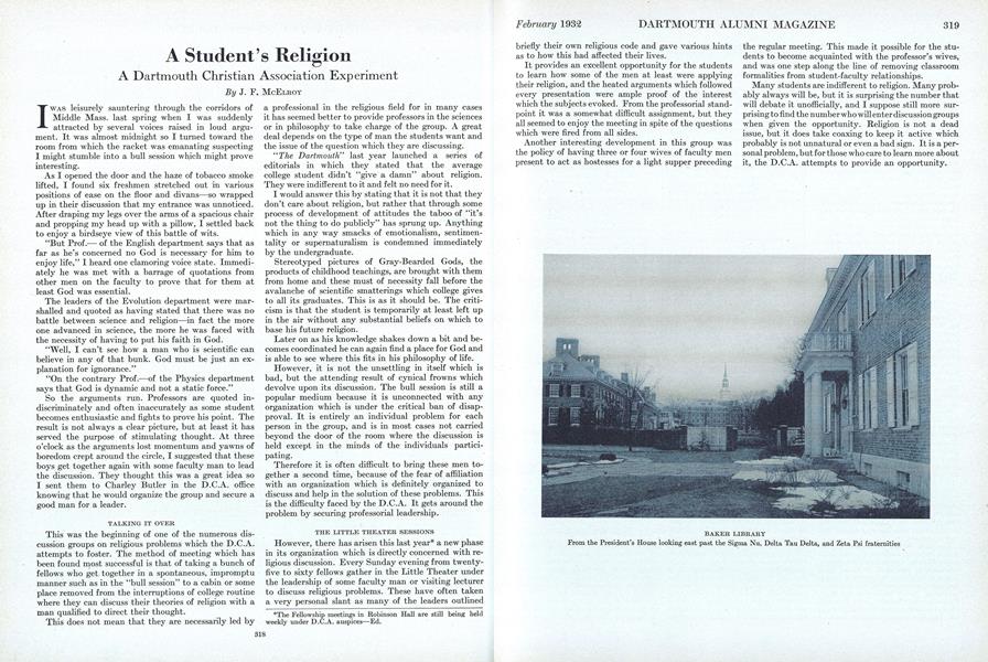 A Student's Religion