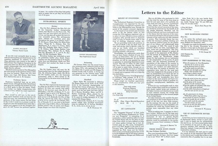 Letters to the Editor