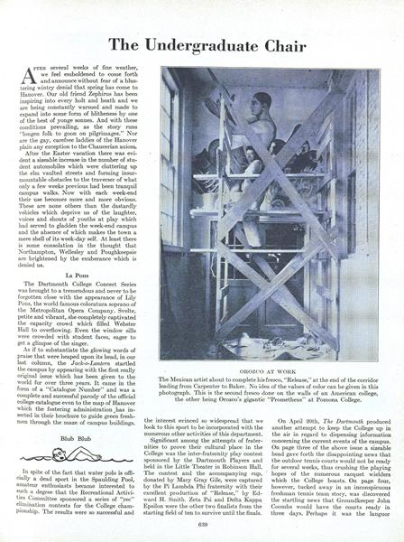 The Undergraduate Chair