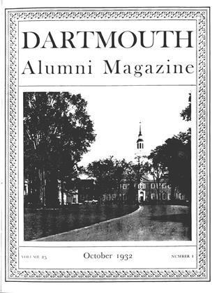 October 1932 | Dartmouth Alumni Magazine