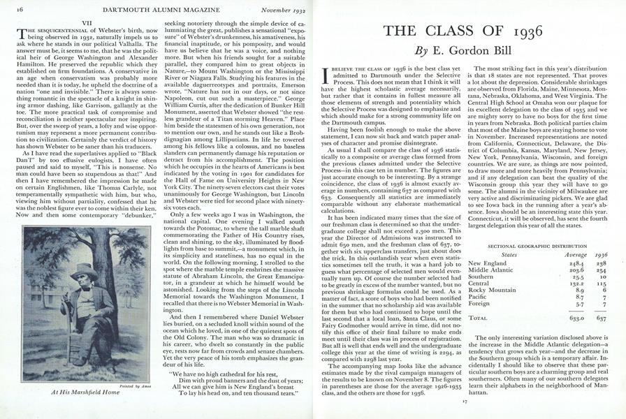 THE CLASS OF 1936