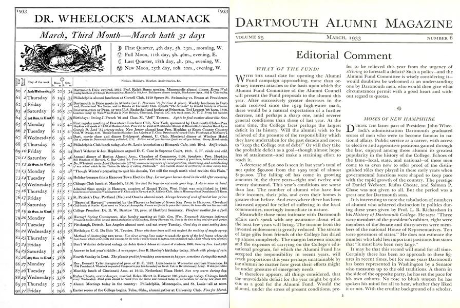 DR. WHEELOCK'S ALMANACK
