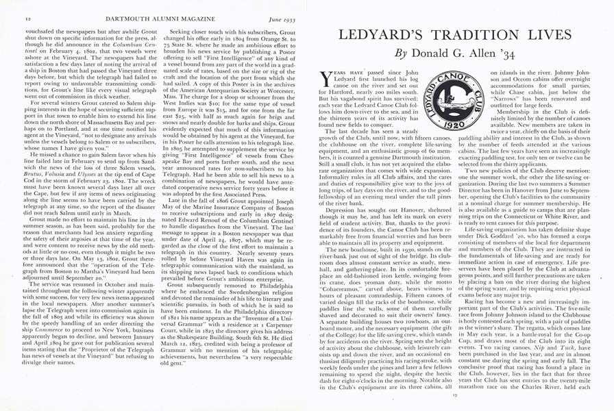 LEDYARD'S TRADITION LIVES